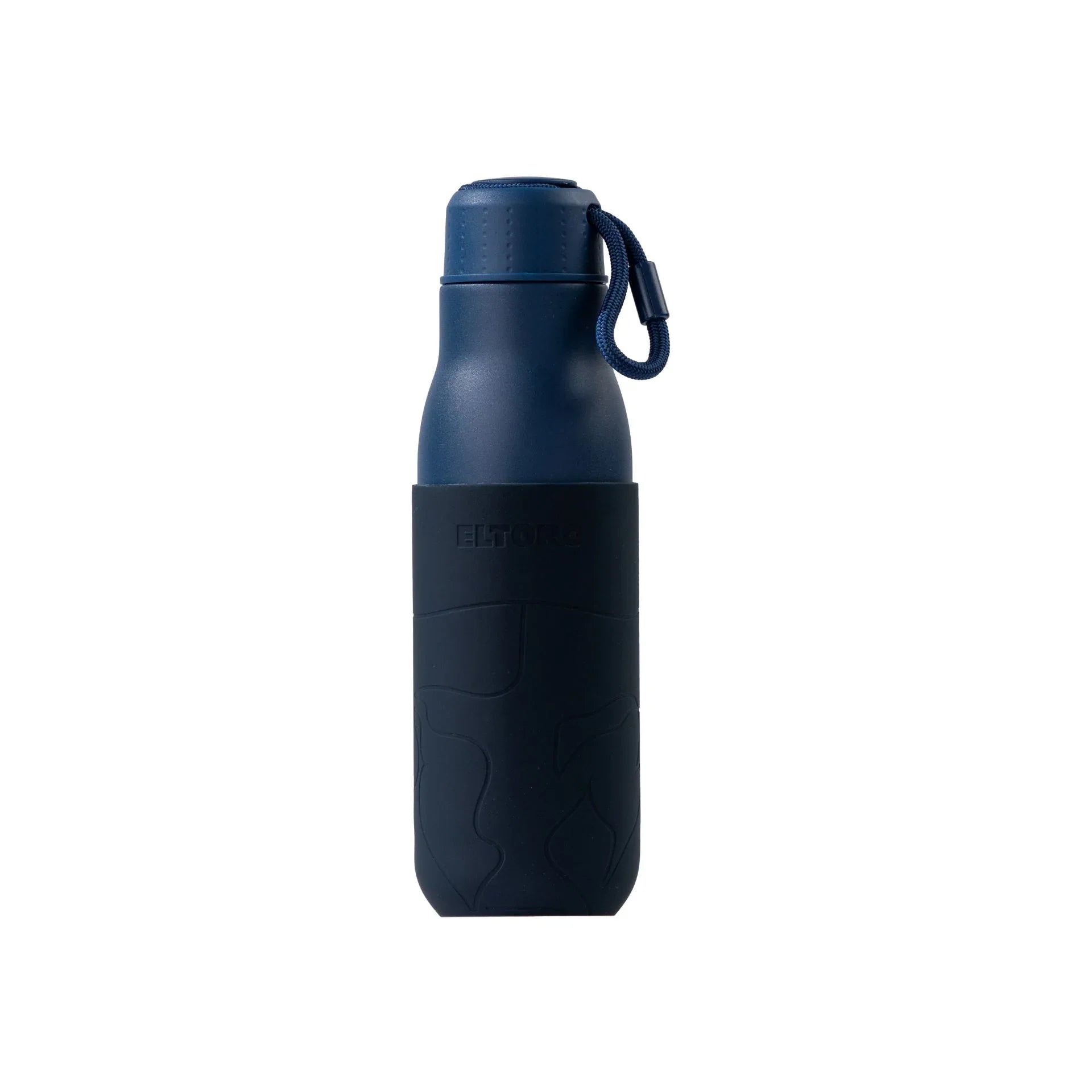 Eltoro Stainless Steel Bottle 500ml Navy With Navy Sleeve - Tashqila Eltoro Stainless Steel Bottle 500ml Navy With Navy Sleeve - Tashqila